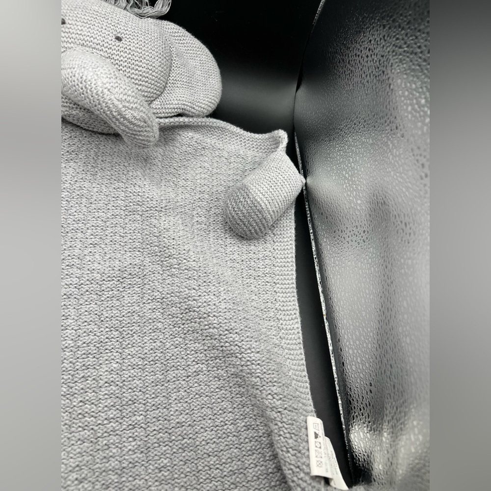 Mud Pie  Mudpie Knitted Gray Elephant Lovey Security Blanket - Picture 7 of 15